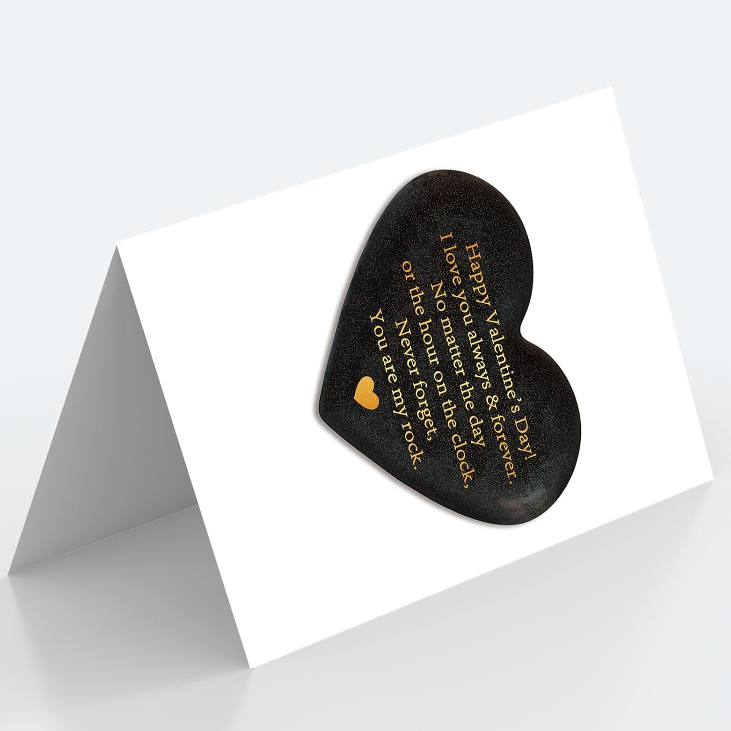 OJsensai Funny Stone Shape Valentines Day Card for Husband Wife, Inspiring Valentine Keepsake for Her Him,Valentine’s Day Decorations Gifts - Image 4