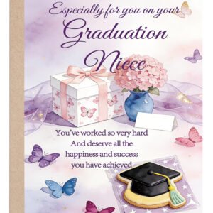 Special Granddaughter Graduation Card for her, Congratulations Granddaughter High School & College Graduation Card from Grandma Grandpa