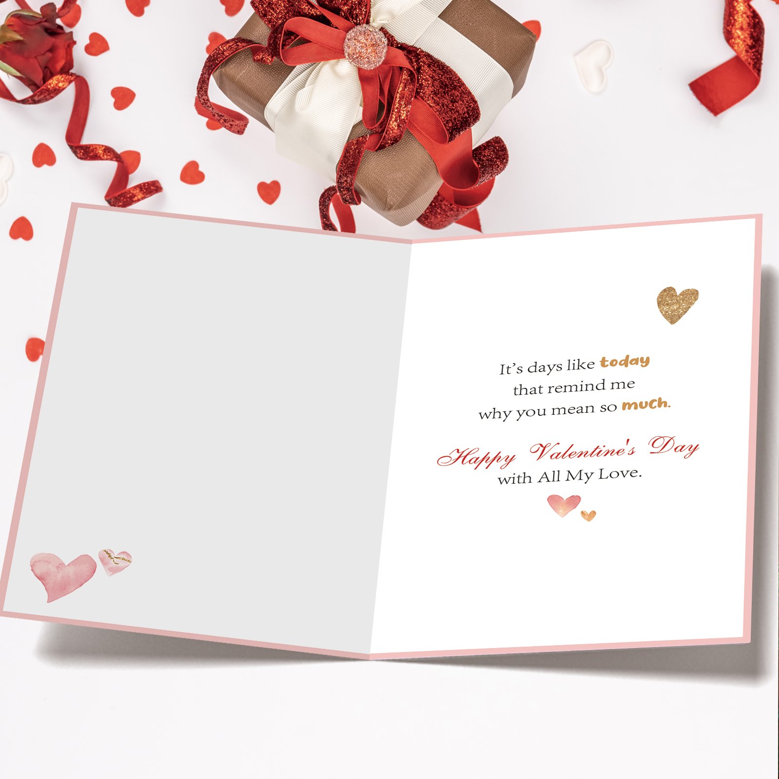 Valentine’s Day Card for Wondful Husband, Valentines Decorations Gifts Ideas from Wife - Image 2