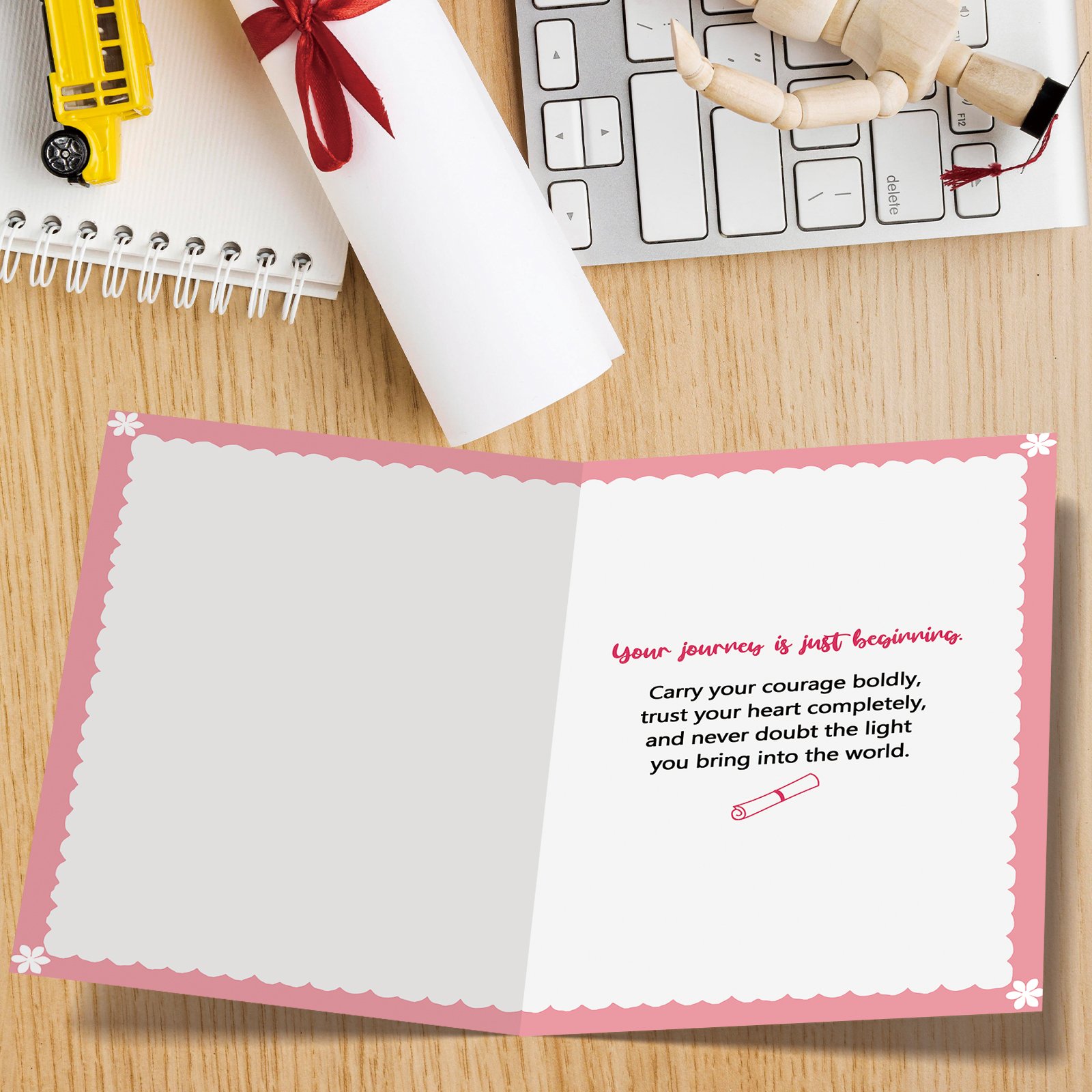 2026 Graduation Card for Her Girl Teen, Congratulations High School & College Grad Graduation Gifts for Daughter Niece(Class of 2026 You Did It) - Image 2