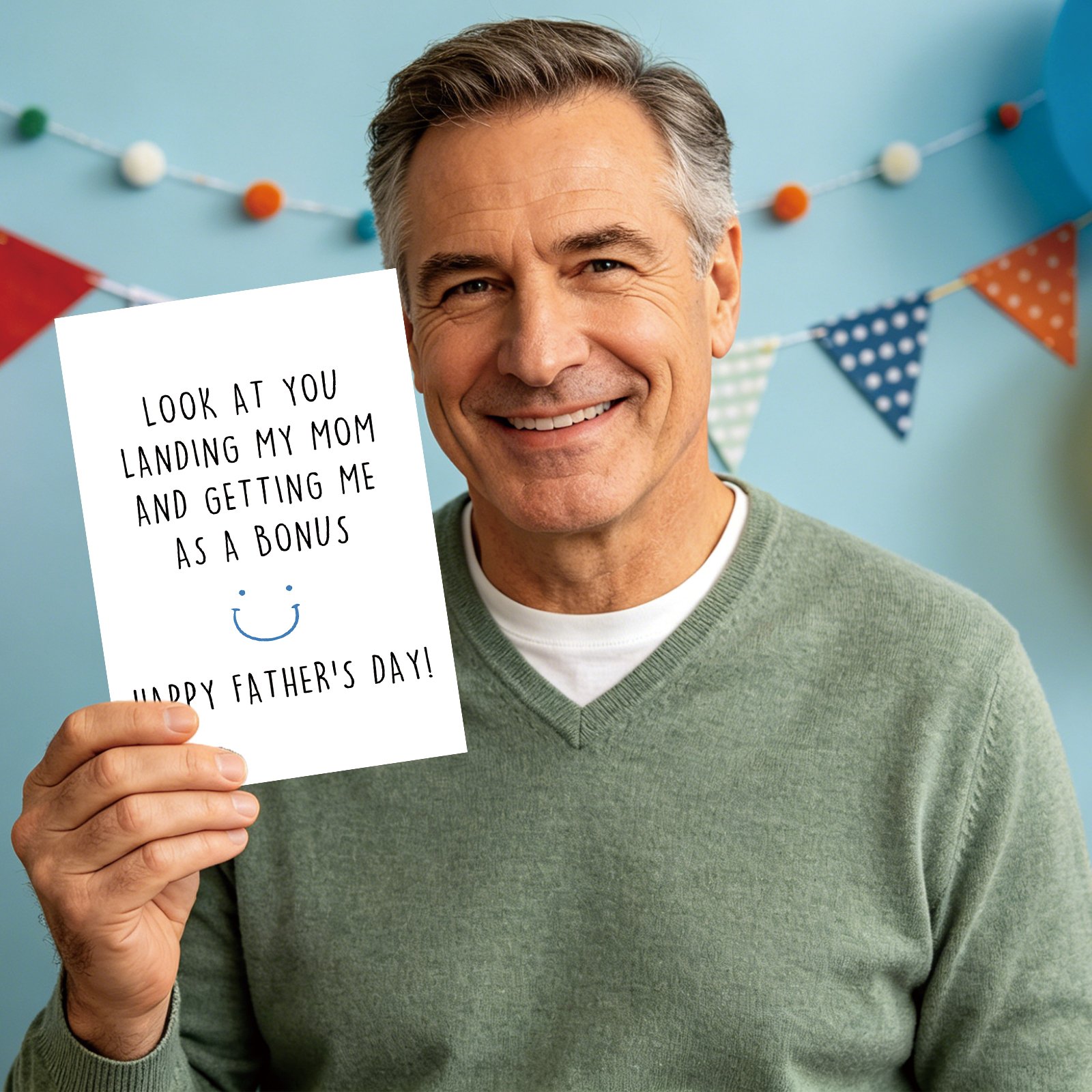 Funny Stepdad Fathers Day Card from Step Son Daughter, Gifts for Bonus Dad, Happy Fathers Day for Step Dad - Image 5
