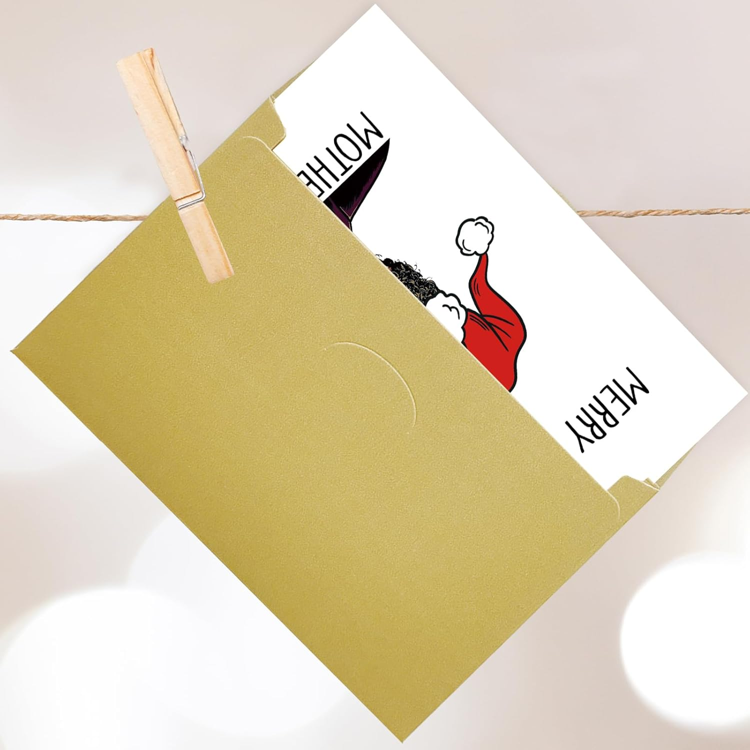 Funny Samuel L Jackson Christmas Card, Pulp Fiction Xmas Card for Friend, Humorous Christmas Cards for Him Her, Rude Cards for Boyfriend - Image 5